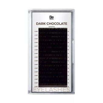 Ресницы Be Perfect Dark Chocolate L 0,07 06 mm, 16 линий Ресницы Be Perfect Dark Chocolate L 0,07 06 mm, 16 линий