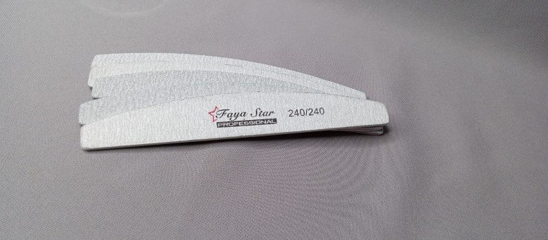 Пилка Faya Star Professional 240/240 лодочка (1 шт)