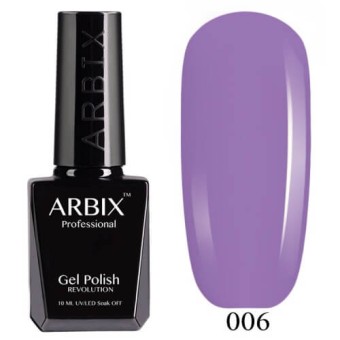 Гель-лак ARBIX (Арбикс) №006 Лавандовые Сны,10 мл Гель-лак ARBIX (Арбикс) №006 Лавандовые Сны,10 мл