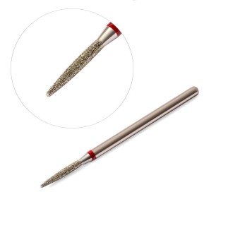Фреза алмазная, пламя тупое (мягкая твердость) 1.8x10.5 мм, TNL