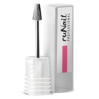 Фреза твердосплавная, диам.: 5*8мм, средняя насечка №1412, ruNail Фреза твердосплавная, диам.: 5*8мм, средняя насечка №1412, ruNail